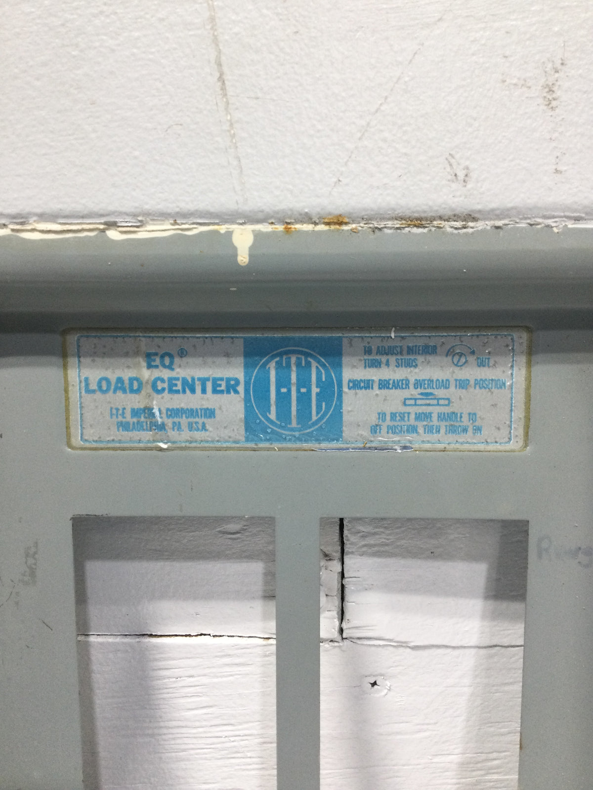 ITE Imperial 20 Space 120/240V Panel/Door Only 22 1/4