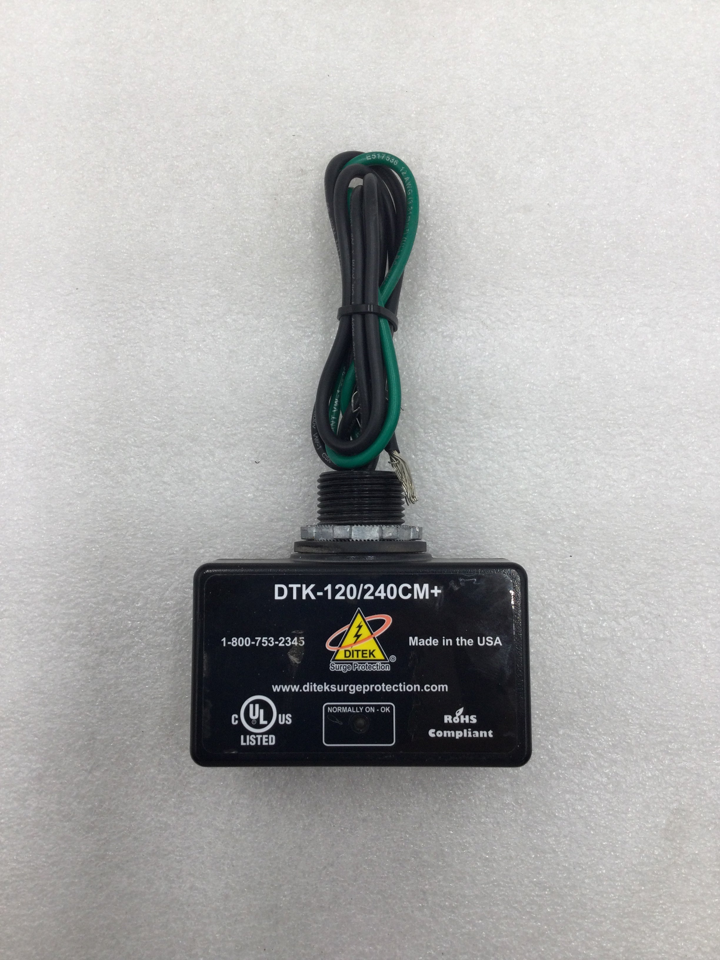 Ditek DTK-120/240-CM+ 20 Amp 120/240V Split Phase Surge Protector