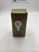 Long Life 1756A 200-Watt PS30 Frost 130V Light Bulb