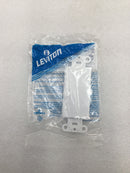 Leviton 80414-W Blank Decora Adapter Plate - White