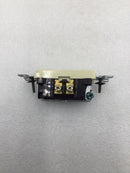 Leviton 5643-I 15 Amp 3-Way 120/277V Decora Combination Double Switch - Ivory