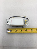 Leviton 5638-2W 20 Amp 3-Way 120V Decora Plus Style Switch - White