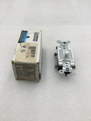 Leviton 54504-2W 15 Amp 4-Way 120/277V Toggle Wall Light Switch - White
