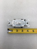 Leviton 54504-2W 15 Amp 4-Way 120/277V Toggle Wall Light Switch - White