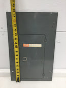 FPE Federal Pacific LX112-24 Stab-Lok Load Center Front Cover Only Without Main 12/24 Space 125 Amp 120/240v 1 Phase 3 Wire 17 7/8" x 11 3/8"