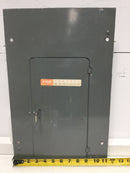 FPE Federal Pacific LX112-24 Stab-Lok Load Center Front Cover Only Without Main 12/24 Space 125 Amp 120/240v 1 Phase 3 Wire 17 7/8" x 11 3/8"