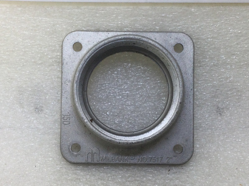 Milbank A7517 2" Aluminum Screw Mount Meter Socket Hub