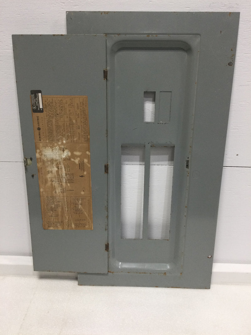 GE General Electric TLM2020WS Cover/Door Only 40 Space 200 Amp 120/240V 27 1/8" x 14 3/8"