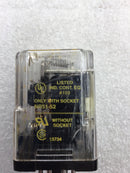 Square D 8501KP12P14V20 Plug-In Relay - 8 pin plug-in - 2 poles - 120VAC coil - pilot light