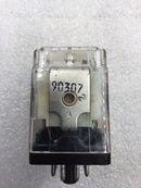 Square D 8501KP12P14V20 Plug-In Relay - 8 pin plug-in - 2 poles - 120VAC coil - pilot light