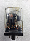 Square D 8501KP12P14V20 Plug-In Relay - 8 pin plug-in - 2 poles - 120VAC coil - pilot light