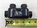 F4P ISR250 UV Black One-Way Multi-Tap 250 Connector
