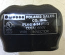 Polaris Sales IPL4-3 3-Port Black Multi-Tap Pre-Insulated Connector, 4-14 Gauge