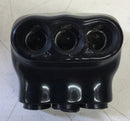 Polaris Sales IPL4-3 3-Port Black Multi-Tap Pre-Insulated Connector, 4-14 Gauge