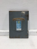 Square D DU322 60 Amp 120/240V Safety Switch Cover Panel Only 9 1/8" x 6 1/2"