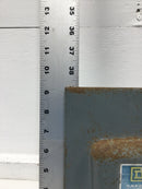 Square D DU322 60 Amp 120/240V Safety Switch Cover Panel Only 9 1/8" x 6 1/2"