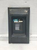 GTE/Zinsco ML07(2-4) 70 Amp 2-4 Space 120/240V Panel Cover Only 11 1/4" x 6 3/4"