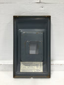 GTE/Zinsco ML07(2-4) 70 Amp 2-4 Space 120/240V Panel Cover Only 11 1/4" x 6 3/4"