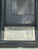 GTE/Zinsco ML07(2-4) 70 Amp 2-4 Space 120/240V Panel Cover Only 11 1/4" x 6 3/4"