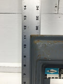 GTE/Zinsco ML07(2-4) 70 Amp 2-4 Space 120/240V Panel Cover Only 11 1/4" x 6 3/4"