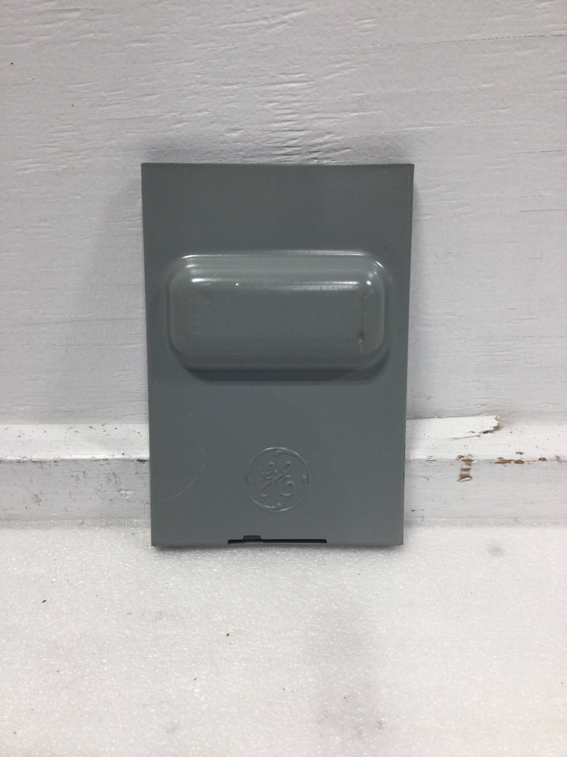 General Electric TF30RCP 30 Amp 120/240V Disconnect Cover 7 1/4" x 5"