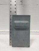 GE General Electric TF60RCP 60 Amp 240V Fusible Disconnect Cover Only 9" x 5"