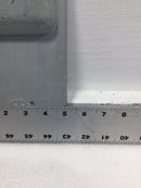 GE General Electric TF60RCP 60 Amp 240V Fusible Disconnect Cover Only 9" x 5"