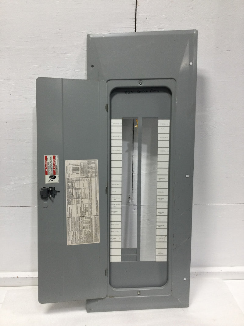 Cutler Hammer 200 Amp 42 Spaces 120/240V Panel Cover/Door 40" x 15 3/8" - Flawed