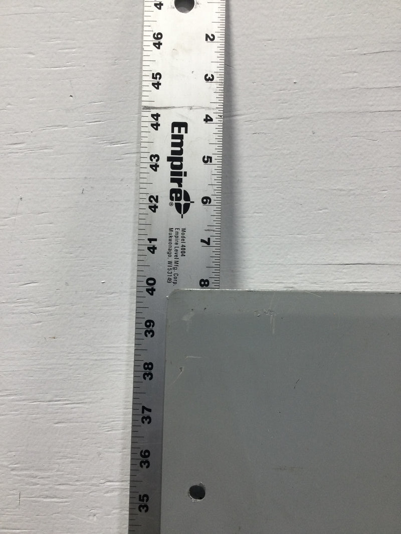 Cutler Hammer 200 Amp 42 Spaces 120/240V Panel Cover/Door 40" x 15 3/8" - Flawed