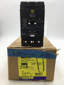 Square D EJB34020 20 Amp 3 Pole 65K 480/277V Circuit Breaker