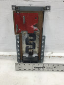 Challenger 8 Space 150 Amp Feed Thru Load Center Guts Only 6" X 13.5" - Flaw