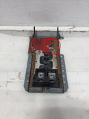 Challenger 8 Space 150 Amp Feed Thru Load Center Guts Only 6" X 13.5" - Flaw