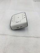 Belkin BSV602bgDP 15 Amp 125V 6 Outlet USB/Outlet Wall Mount