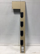 Siemens WMM4U 125A 4 Socket 120/240V Enclosure Cover 50 3/8" x 13 1/4" - Flawed
