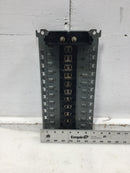 FPE L120-40 200 Amp 24 Circuit 120/240 VAC MLO Panel Guts Only 7" X 14" - Flaw