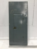 Square D QOC40U 200A 40 Space 120/240V Panel Door Only w/Main 33 7/8" x 14 1/4"