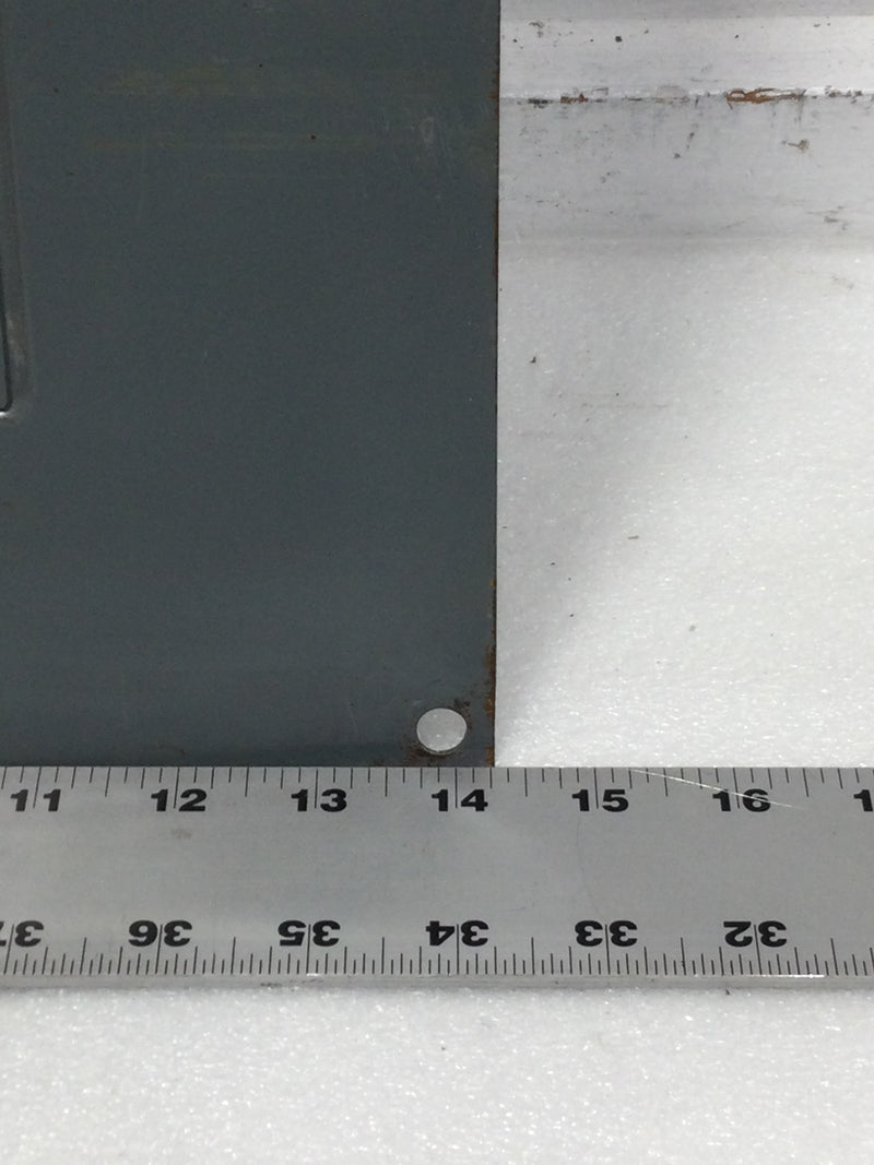 Square D QOC40U 200A 40 Space 120/240V Panel Door Only w/Main 33 7/8" x 14 1/4"