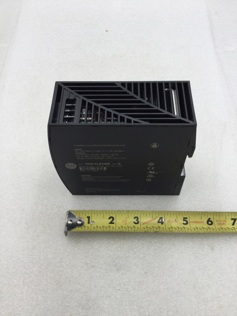 Allen-Bradley 1606-XLB240E Series A Power Supply 24 VDC 10 Amp 240 Watts