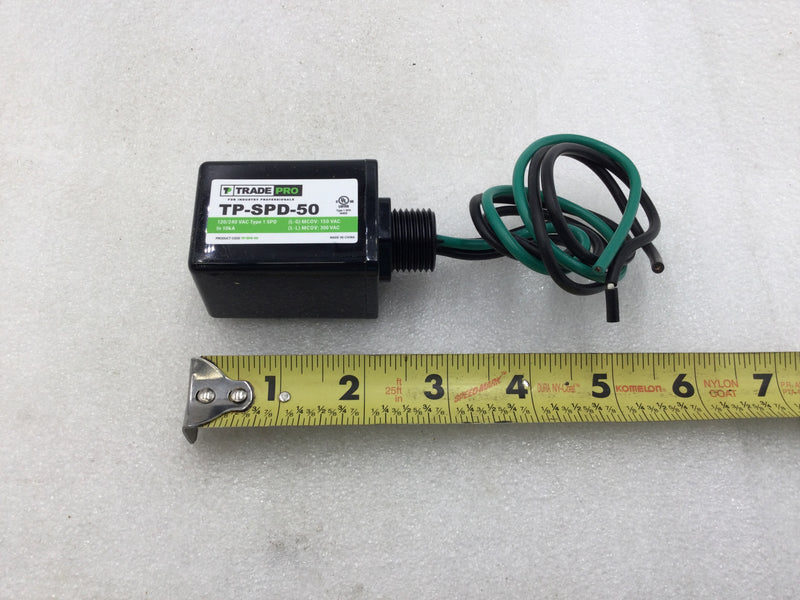 Trade Pro TP-SPD-50 Surge Protection Device 120/240 VAC Single Phase Type 1 SPD