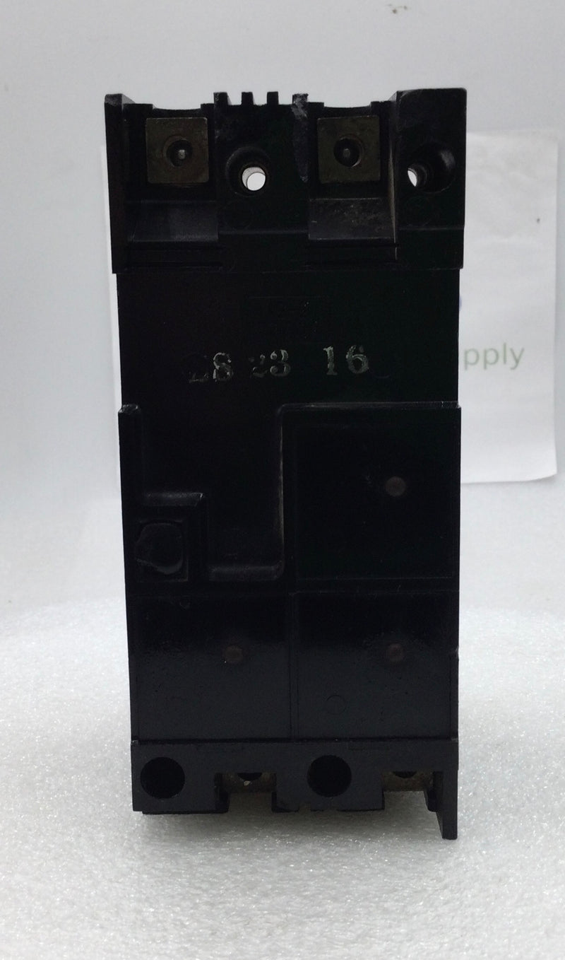 GE/General Electric TE22100 100 Amp 2 Pole 240V Circuit Breaker -Flawed