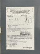 Square D D324NRB 200 Amp 120/240V Rainproof Cover/Panel 27 3/4" x 13 1/2"