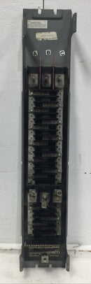 Square D QO Series 225A 3 Phase 44 Space Feed Thru Load Center Guts Only 6"X36"