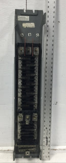 Square D QO Series 225A 3 Phase 44 Space Feed Thru Load Center Guts Only 6"X36"