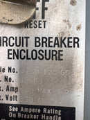 Westinghouse 373D128G03 BP-FB 100 Amp 600V Busway Circuit Breaker Enclosure