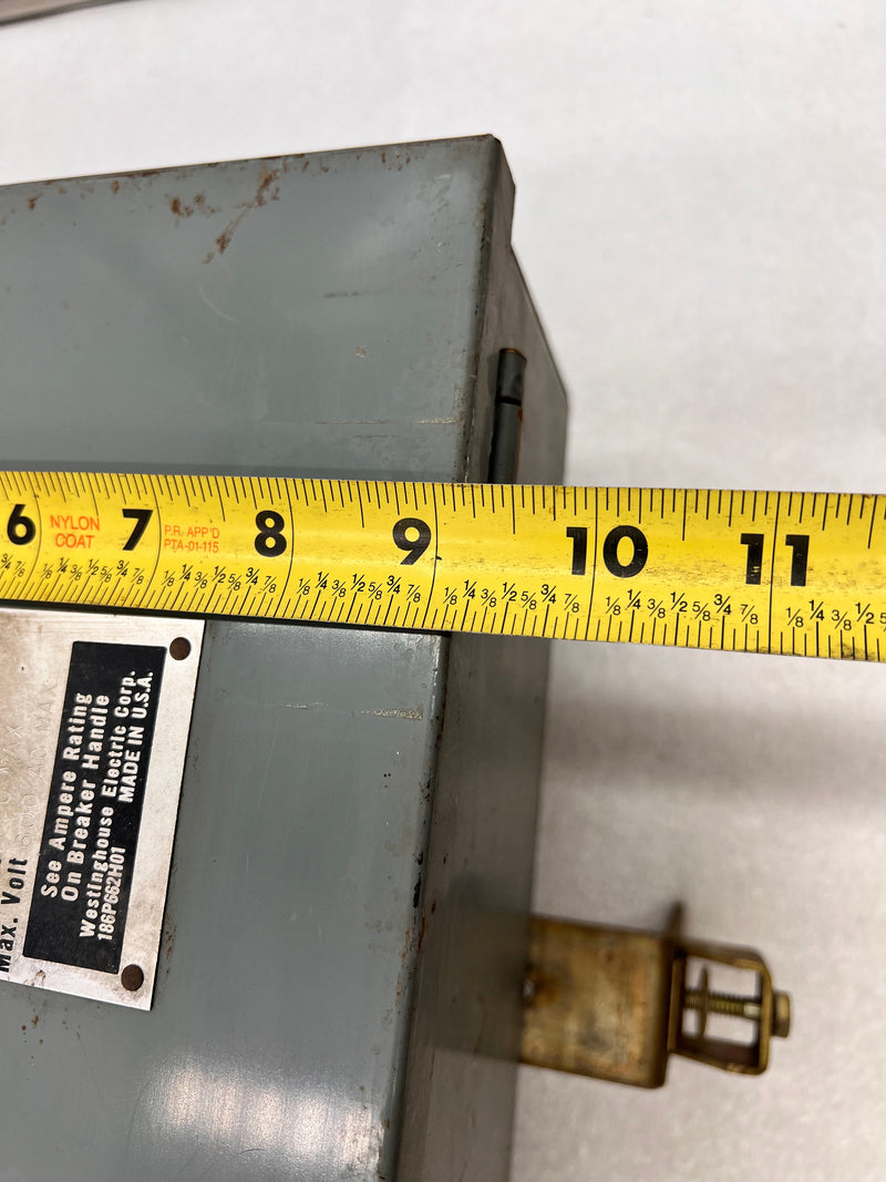 Westinghouse 373D128G03 BP-FB 100 Amp 600V Busway Circuit Breaker Enclosure