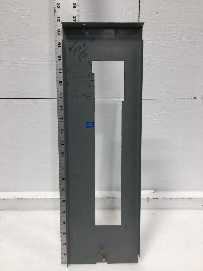 14 Space 120/240V Dead Front Only 20 1/2" x 6 1/2" - Cosmetic Flaw