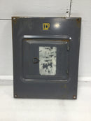 Square D 12 Space 120/240V Load Center w/Main Door/Panel Only 14 3/8" x 11 5/8"