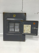Square D 12 Space 120/240V Load Center w/Main Door/Panel Only 14 3/8" x 11 5/8"