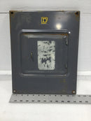 Square D 12 Space 120/240V Load Center w/Main Door/Panel Only 14 3/8" x 11 5/8"
