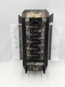 Square D QON 20-24 10 Space/20 Circuit 125 Amp 120/240VAC Guts Only 7" X 13"